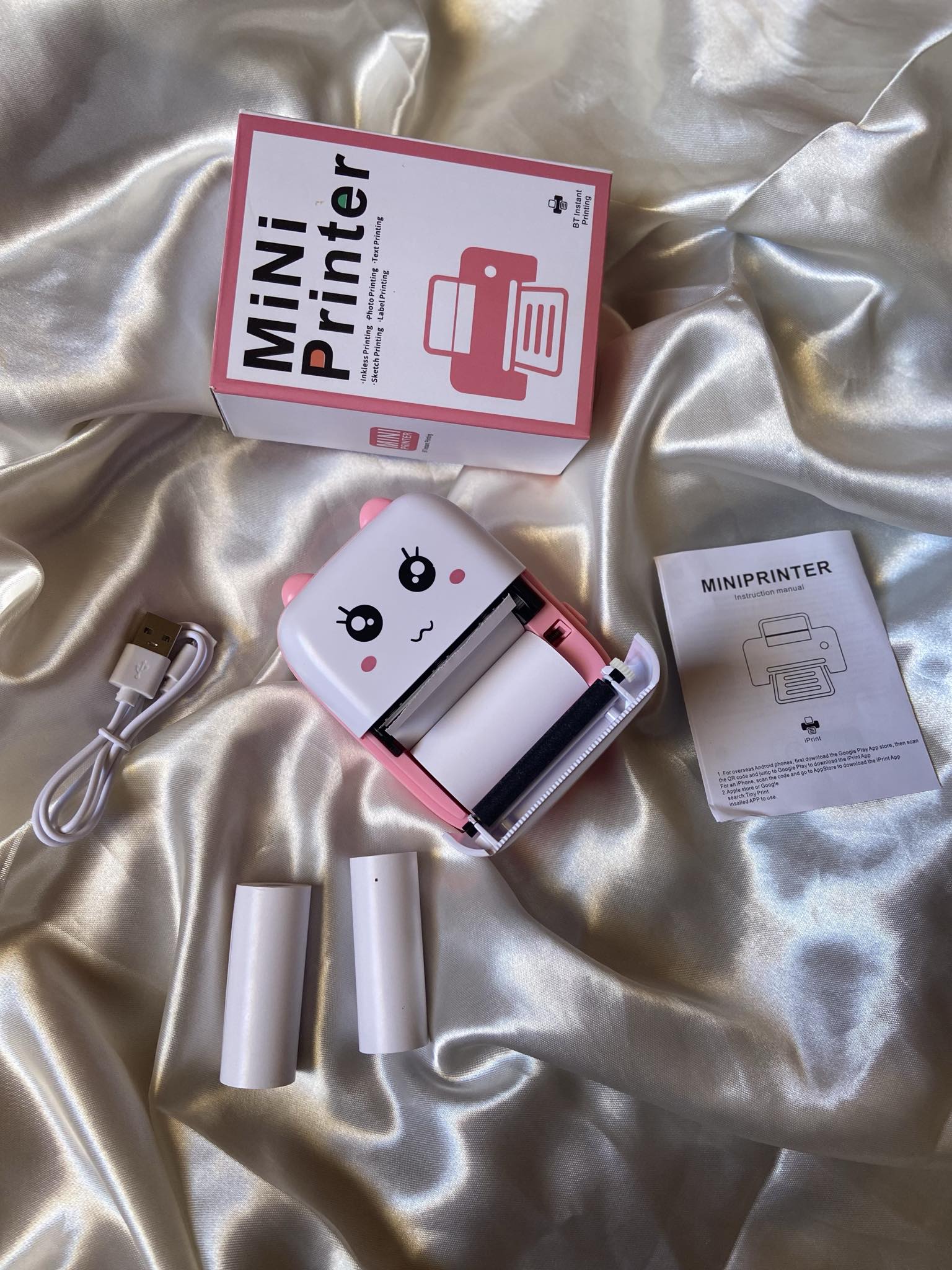 طابعة حرارية محمولة portable mini printer