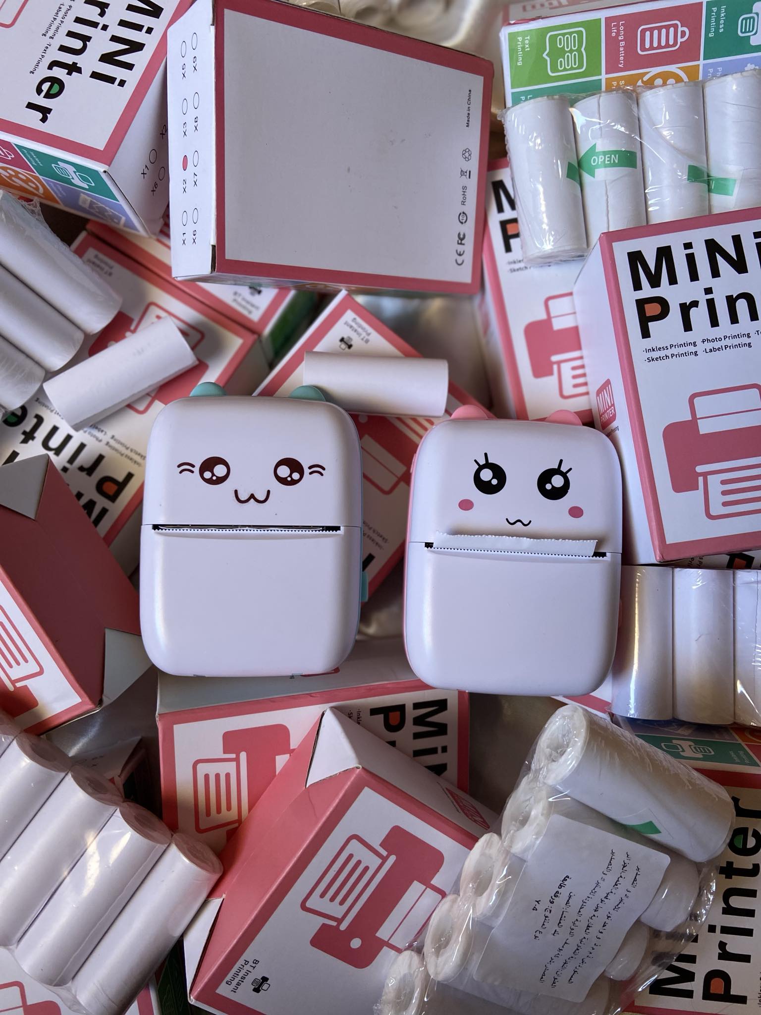 طابعة حرارية محمولة portable mini printer