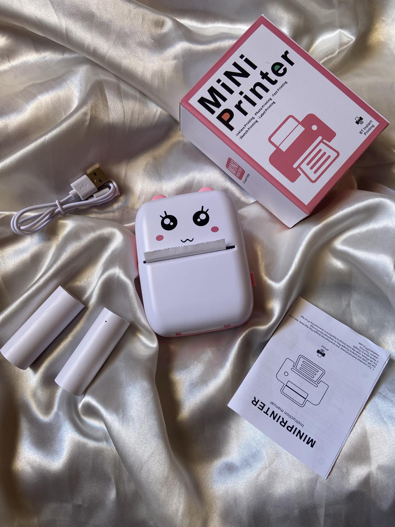 طابعة حرارية محمولة portable mini printer